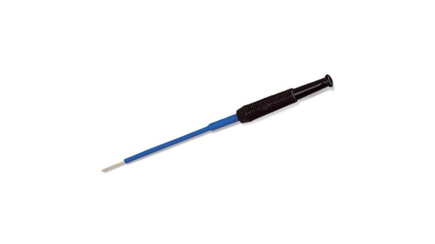 WAGO Test Pin, 30 and 60V ac/dc 1A, Black, Blue, Male