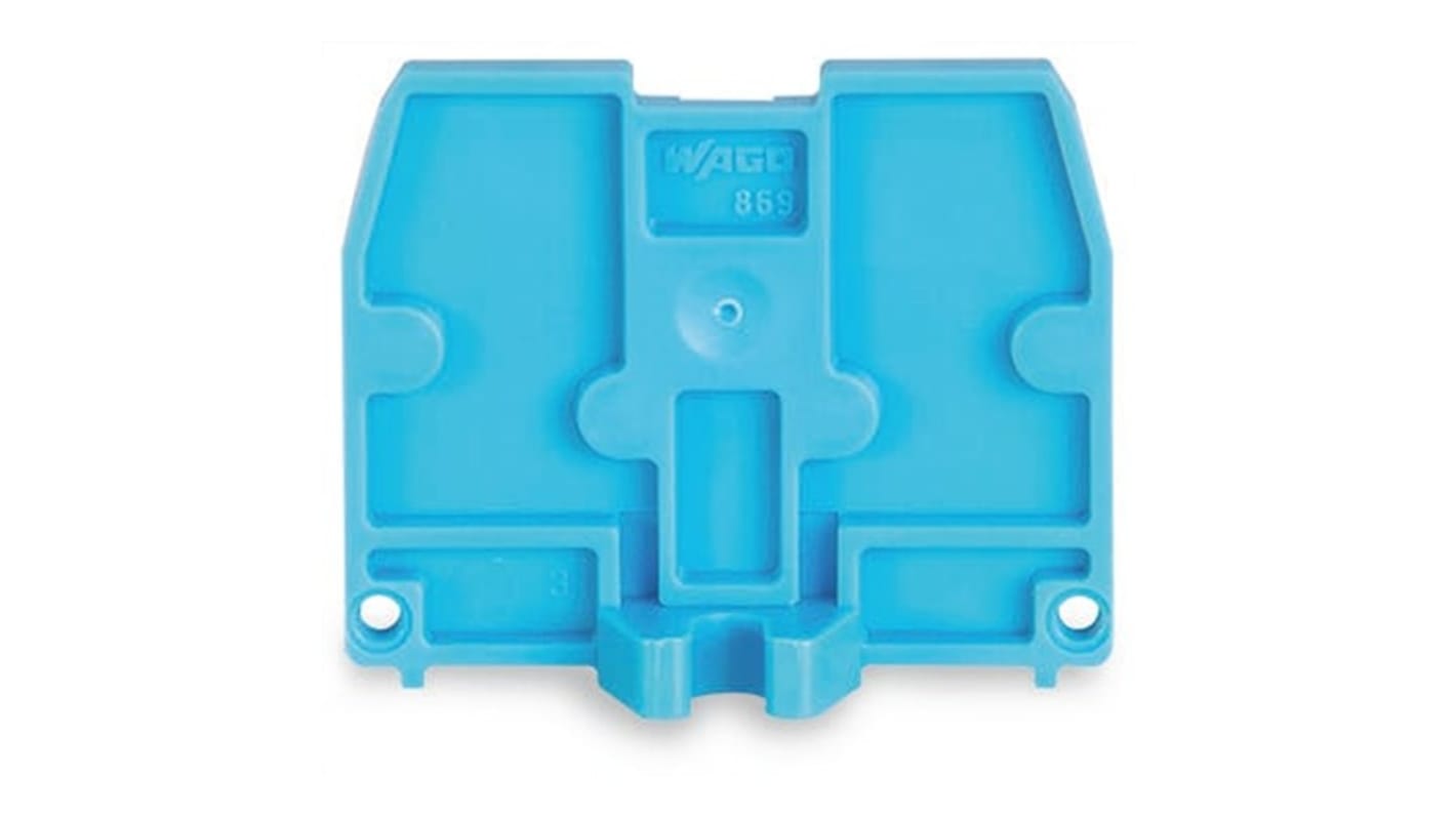 WAGO 869 Series End Plate for Use with Terminal Block