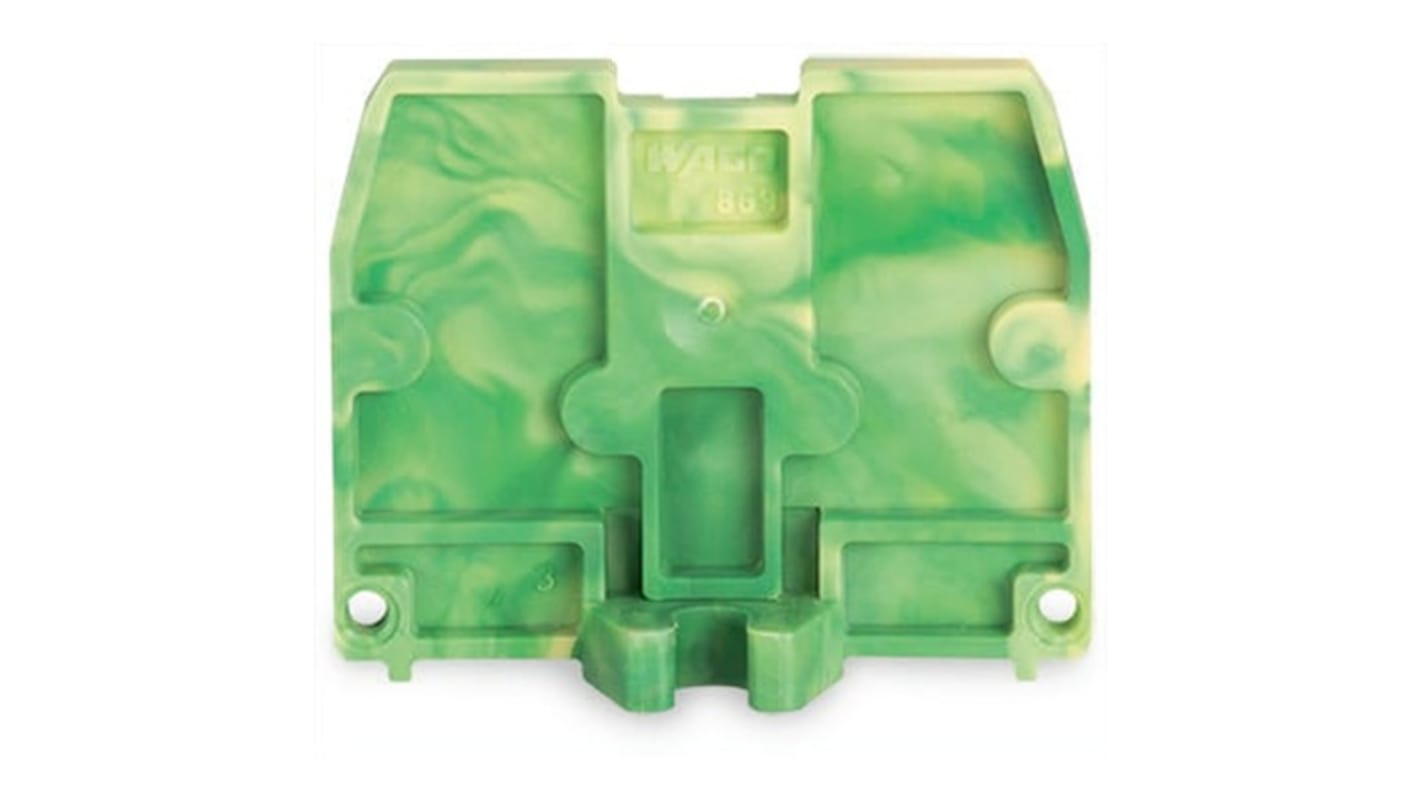 WAGO 869 Series End Plate for Use with Terminal Block