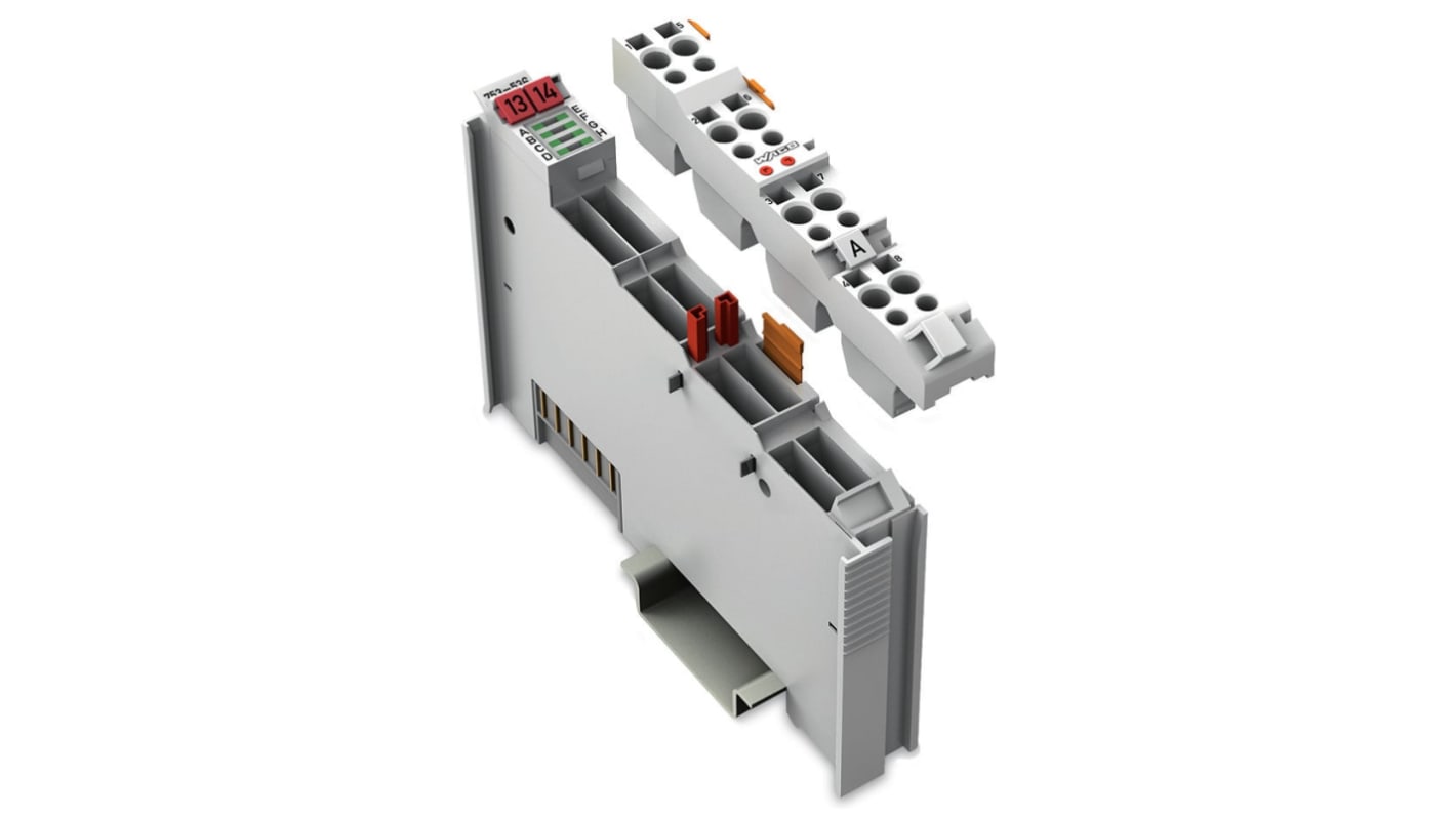 Módulo de salida digital WAGO 753, 24 V CC, para usar con PLC, 8 salidas tipo Digital