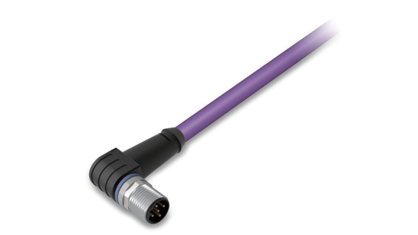 Kabel do siłownika/czujnika ze złączem Złącze M12 liczba rdzeni 5 długość 2m Rodzaj A Męskie