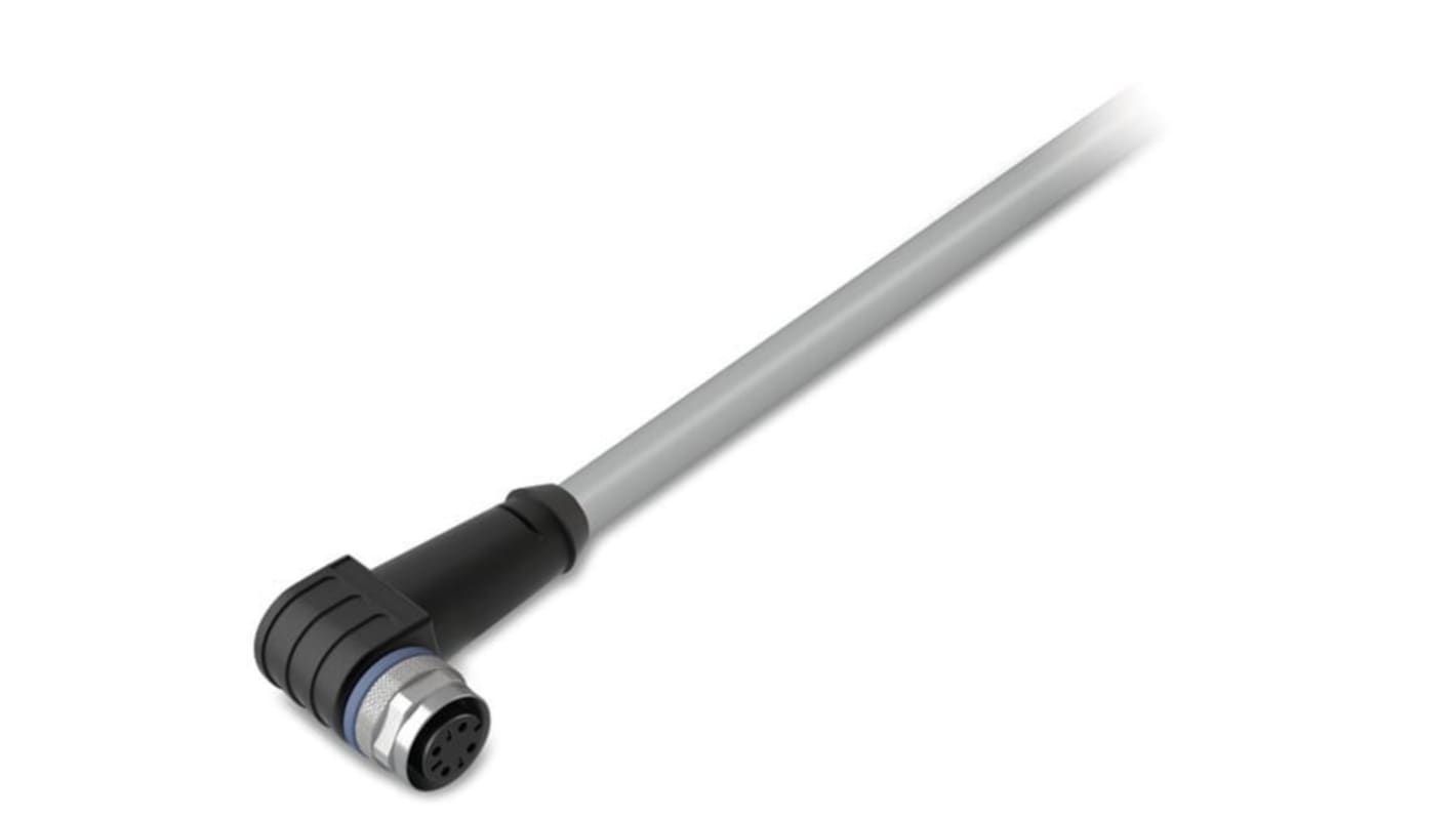 WAGO, Power, 2m 4 Core, Grey Power Cable