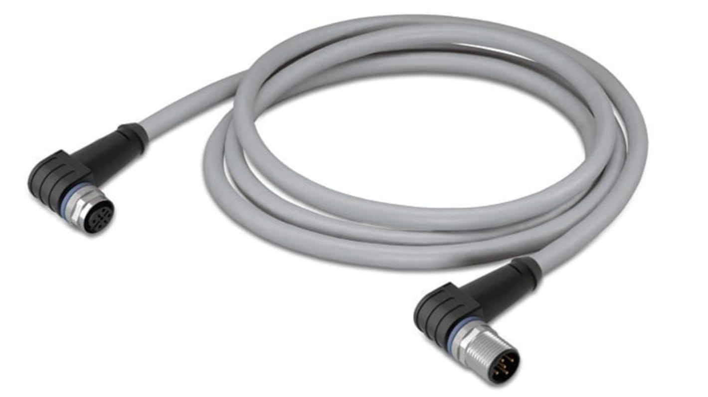 WAGO, Power, 5m 4 Core, Grey Power Cable