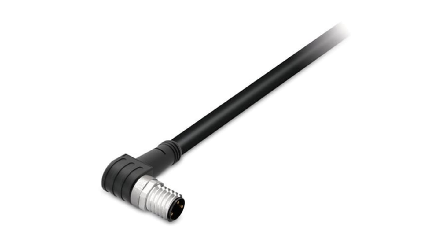 Kabel do siłownika/czujnika Złącze A M8 liczba rdzeni 3 długość 10m Rodzaj A Męskie