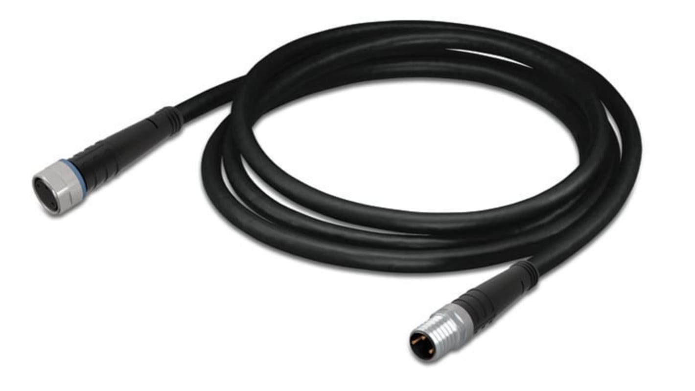 Kabel do siłownika/czujnika Złącze A M8 liczba rdzeni 3 długość 2m Rodzaj A Żeńskie Złącze B M8