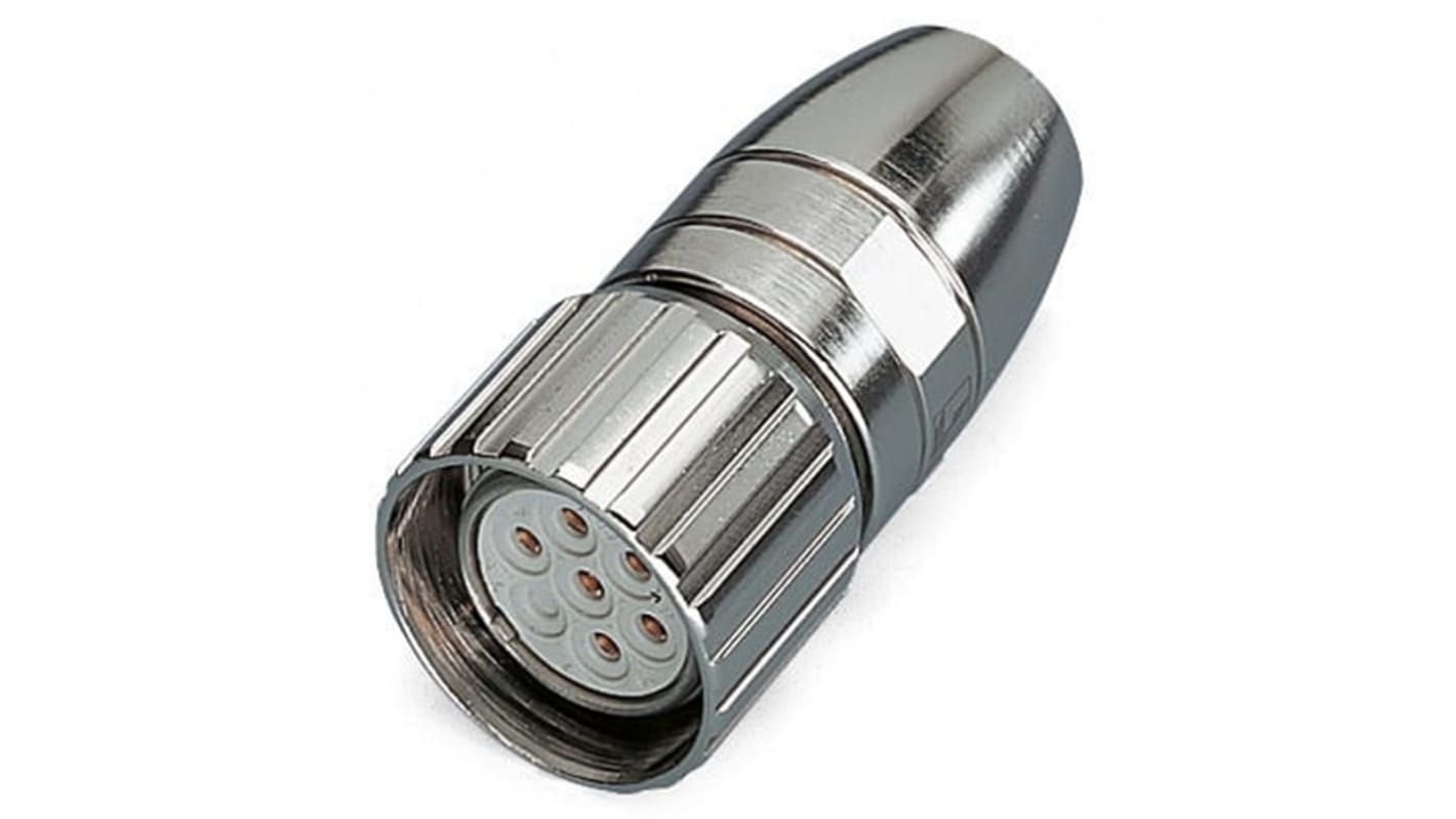 WAGO 以太网连接器, 黑色， 金属, IP67, 756系列