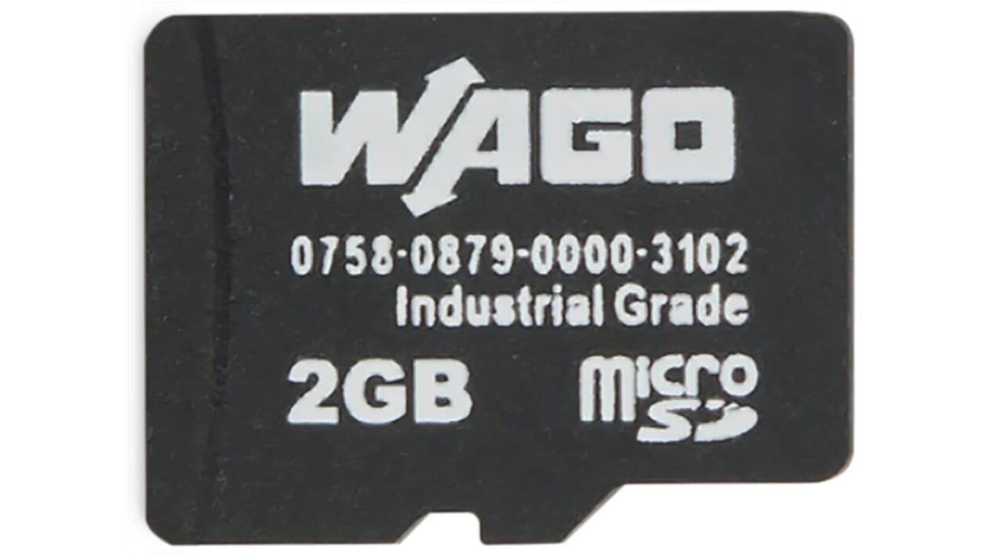 WAGO 2 GB 工业MicroSD卡, 758-879系列