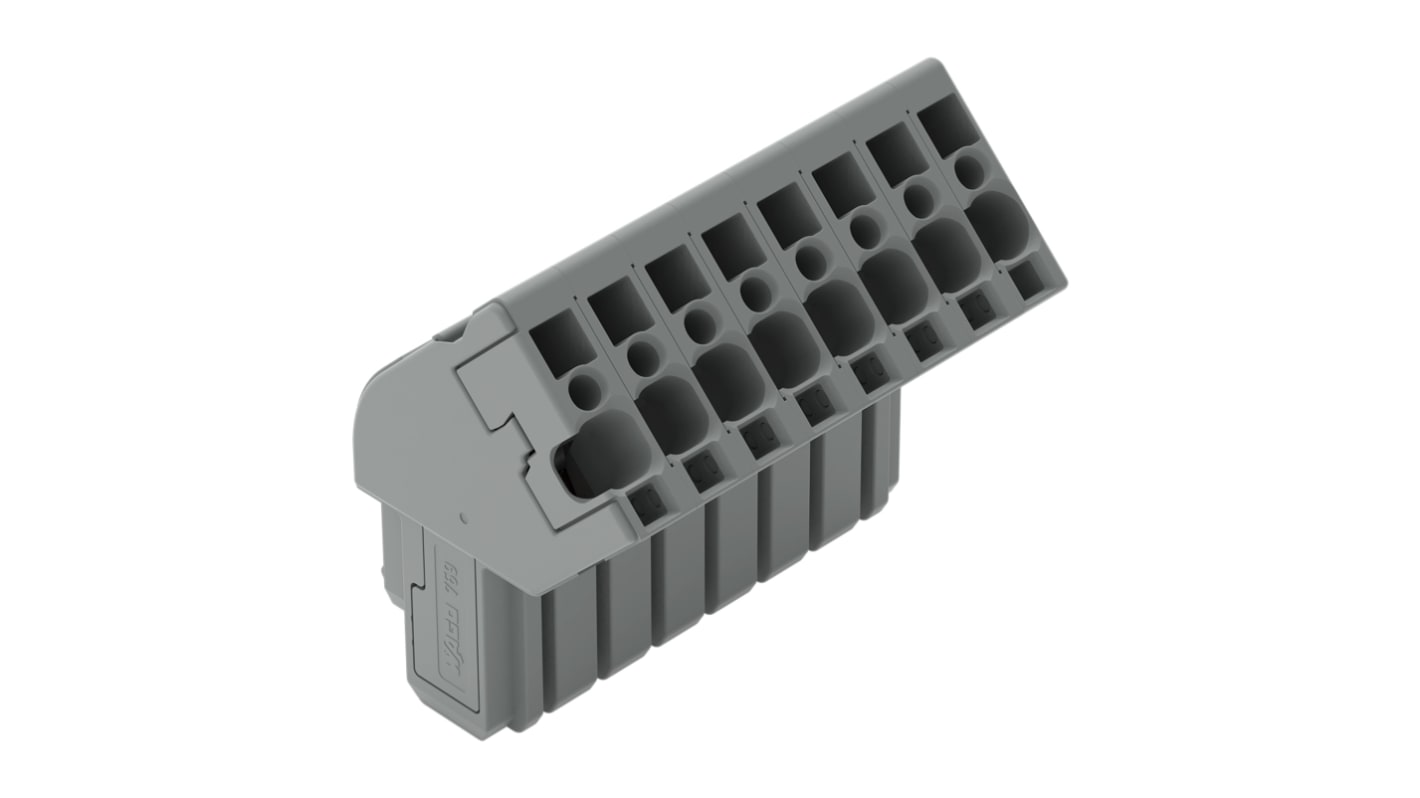 WAGO 769-108/022-000 769 Series Grey, 4mm², Cage Clamp Termination, CSA