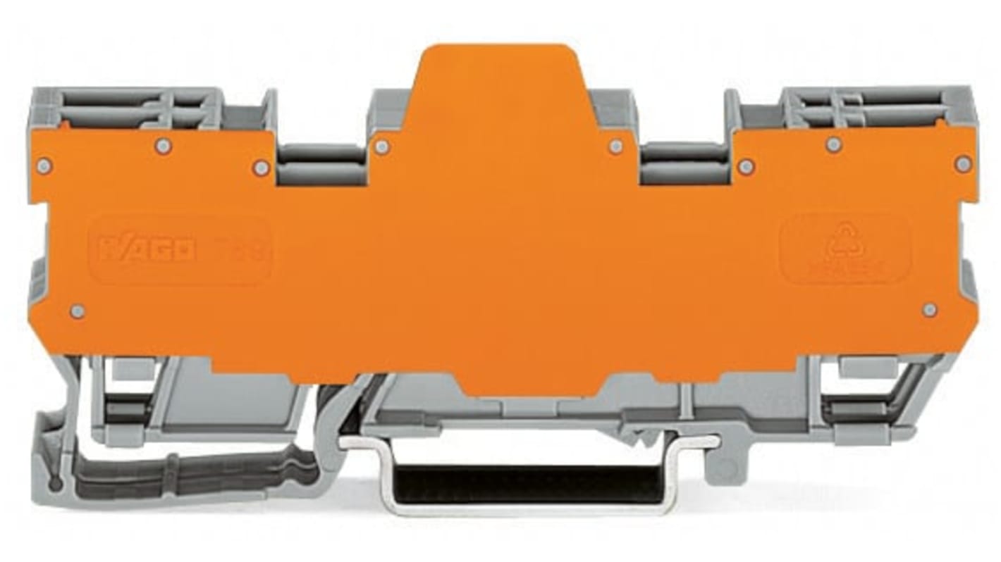 WAGO 769-162/769-313 769 Series Grey, 1-Level, Wire Termination, CSA