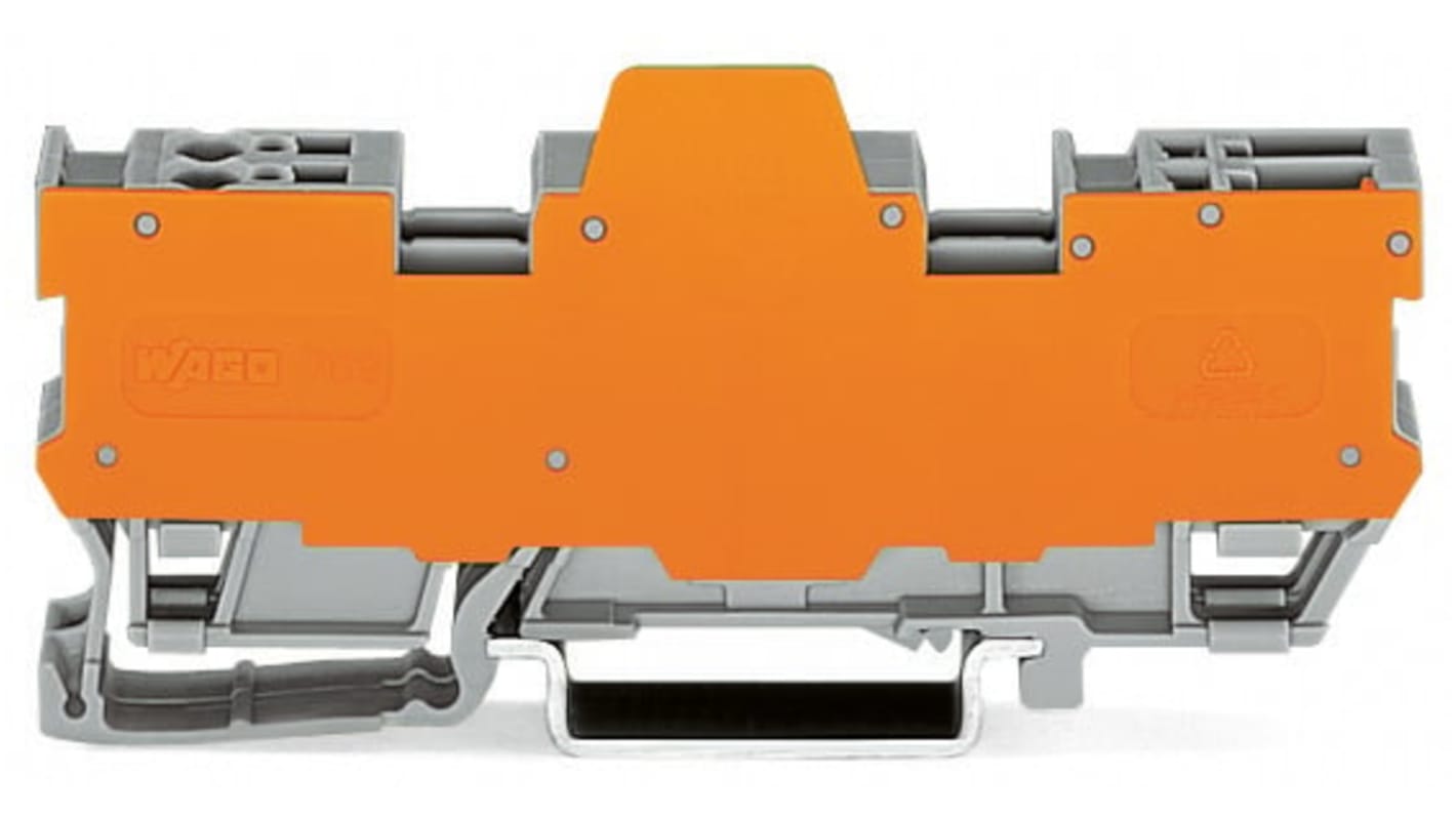 WAGO 769-182/769-314 769 Series Grey, 4mm², 1-Level, Cage Clamp Termination, CSA
