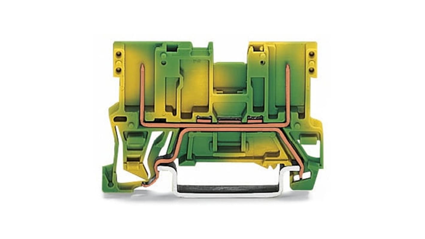 WAGO 769 Doppelstock-Basisklemme Grün, Gelb, Draht