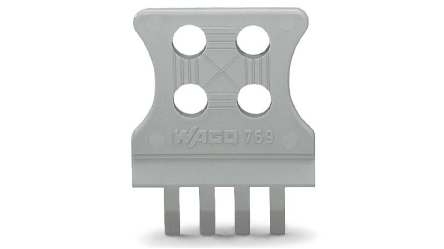 WAGO, 769 Strain Relief Plate for use with Male And Female Connector