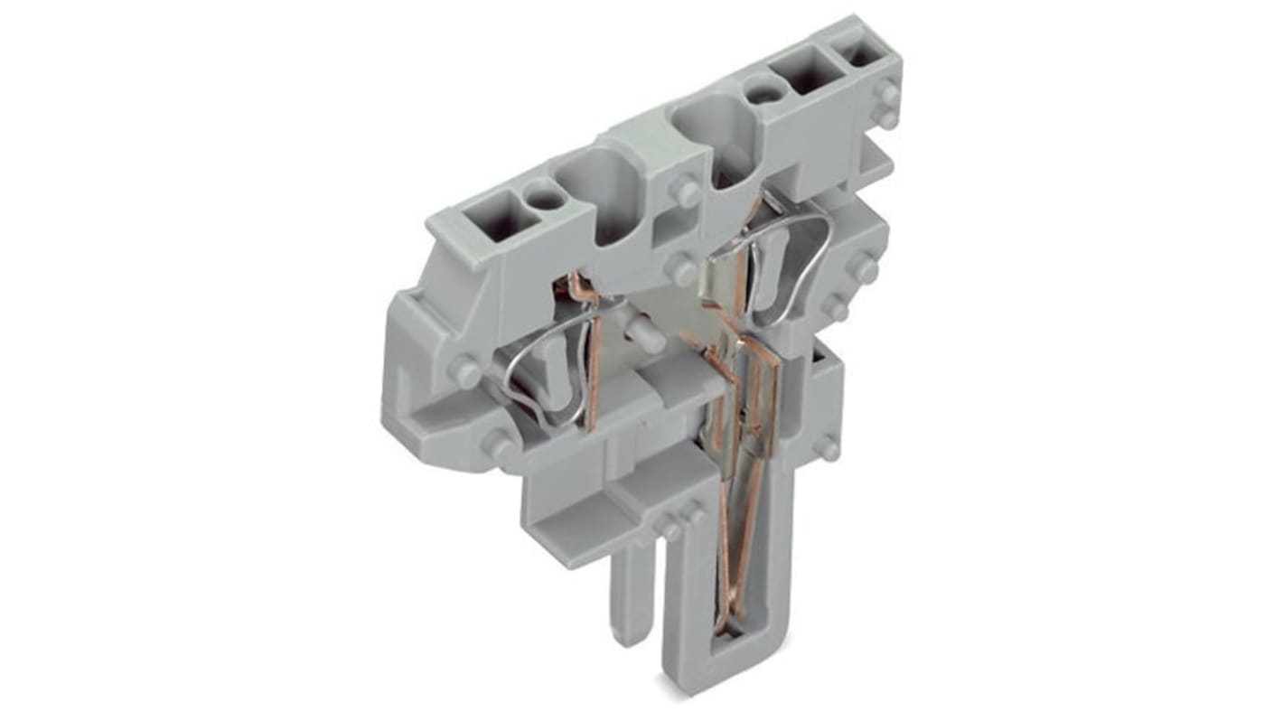 WAGO 769 Series Straight PCB Mount PCB Socket, 1-Contact, 5mm Pitch, Cage Clamp Termination
