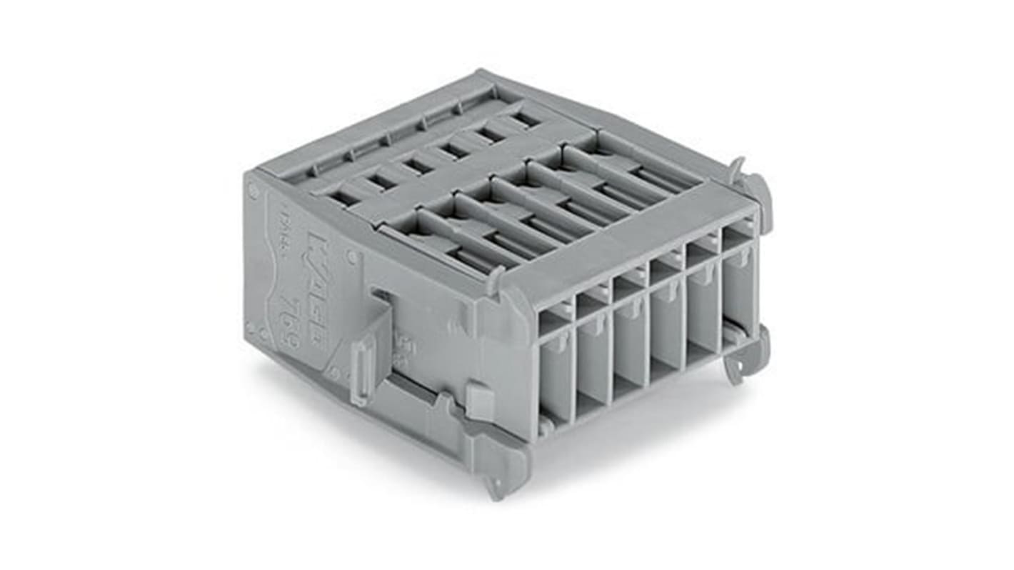 WAGO 769 Series Male Connector for Use with Female Connector, 32A, CSA