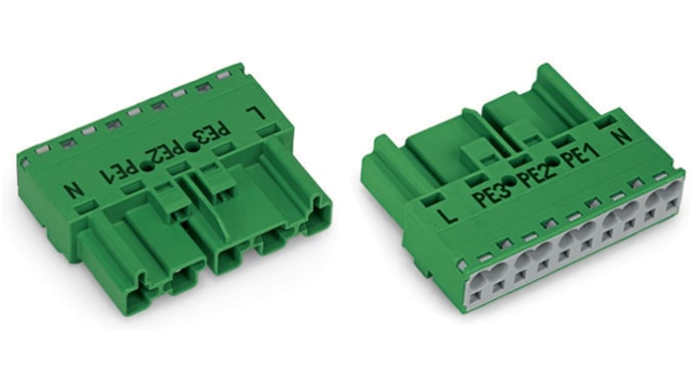 Connettore per illuminazione WAGO, 5 poli, Montaggio su cavo