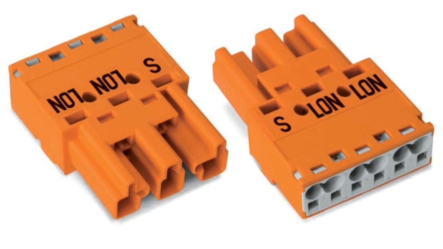 WAGO 770 Series Plug, 3-Pole, Cable Mount, 25A, IP20
