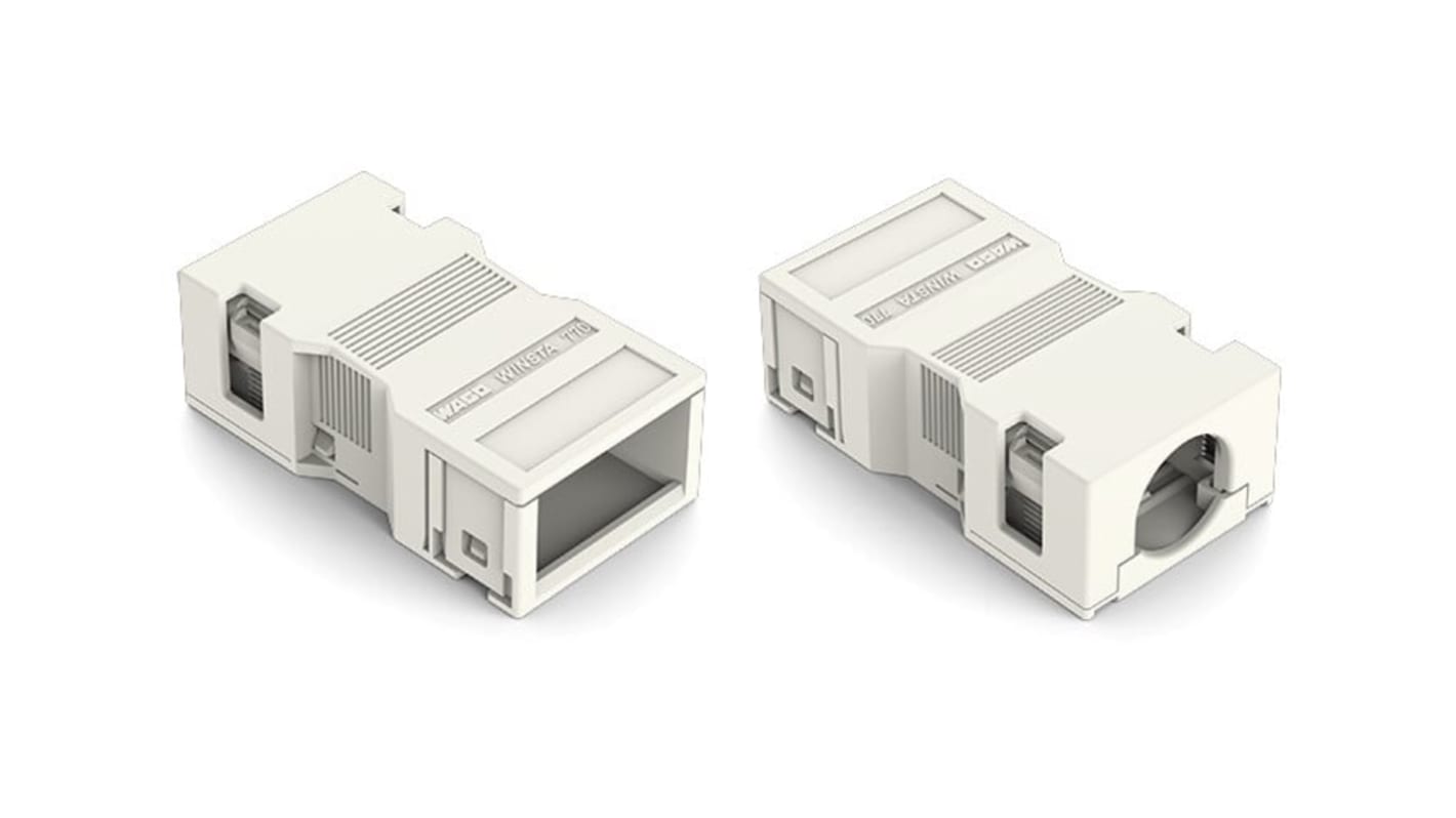 WAGO 770 Series Strain Relief Housing, 2-Pole, Cable Mount