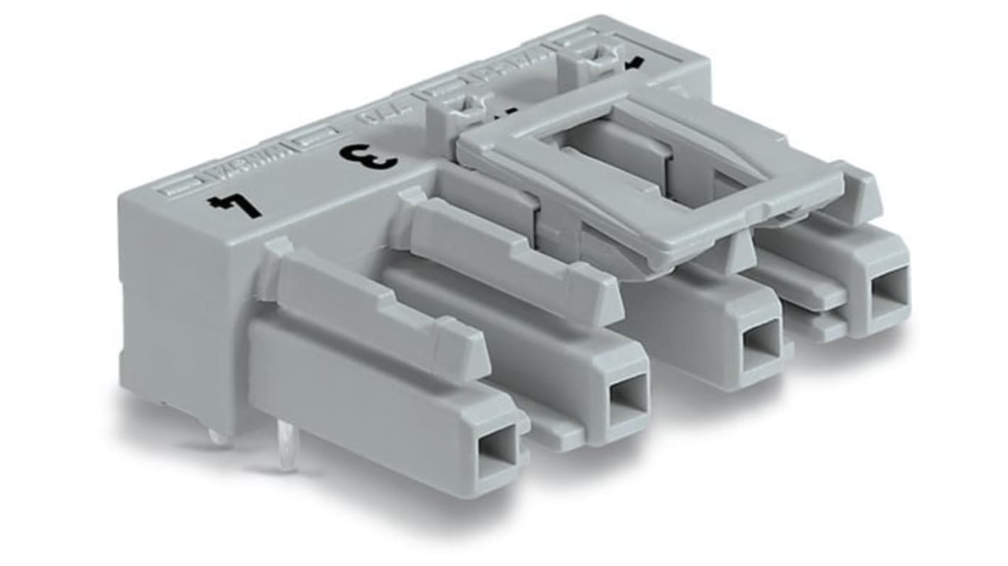 Gniazdo PCB 4 -pinowe raster: 10mm Gniazdo żeńskie Kątowy Montaż na płytce drukowanej