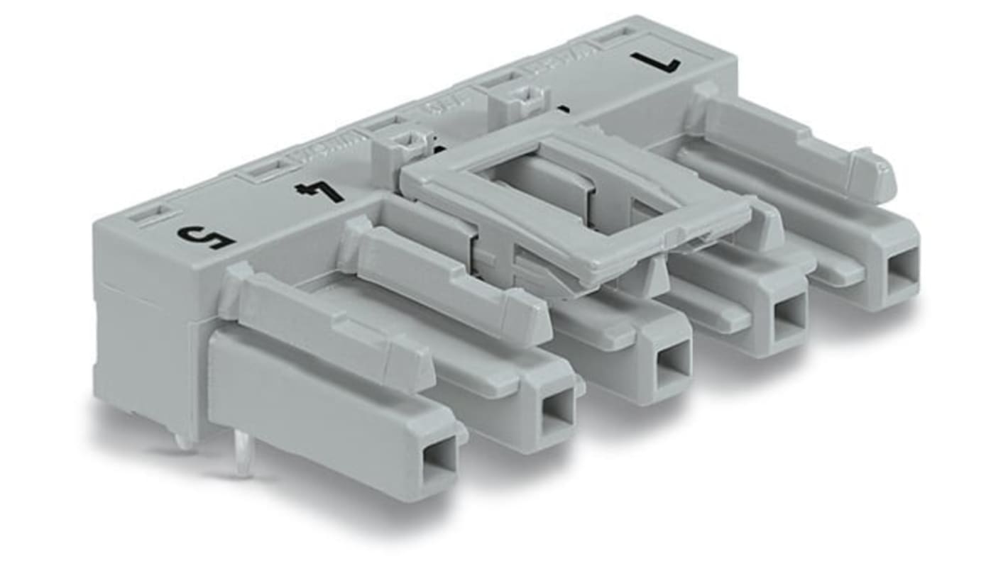 Gniazdo PCB 5 -pinowe raster: 10mm Gniazdo żeńskie Kątowy Montaż na płytce drukowanej