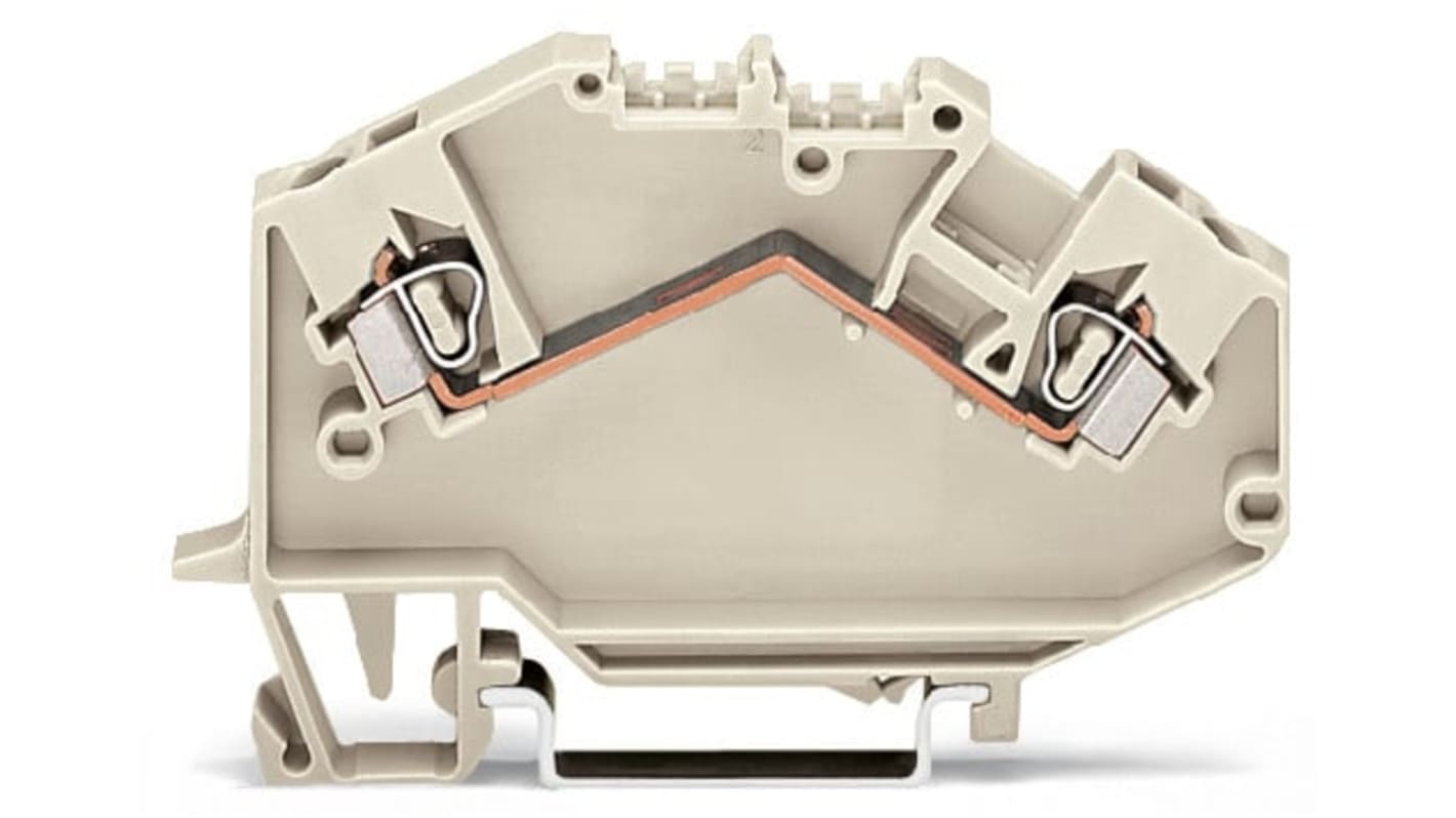WAGO 780-992 780 Series Grey, 2.5mm², 1-Level, Cage Clamp Termination, CSA