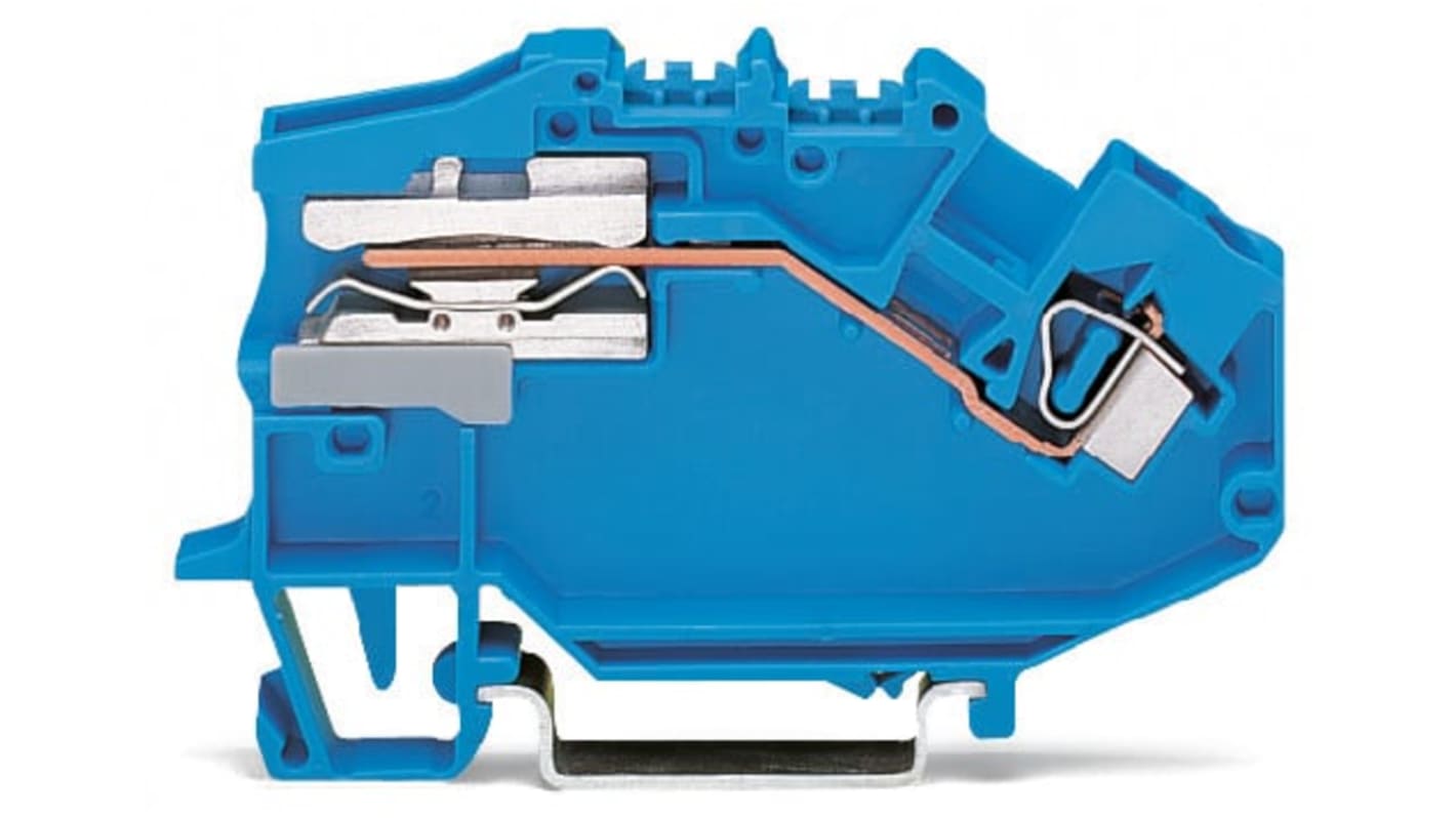 WAGO 781-613 781 Series Blue, 4mm², 1-Level, Cage Clamp Termination, CSA