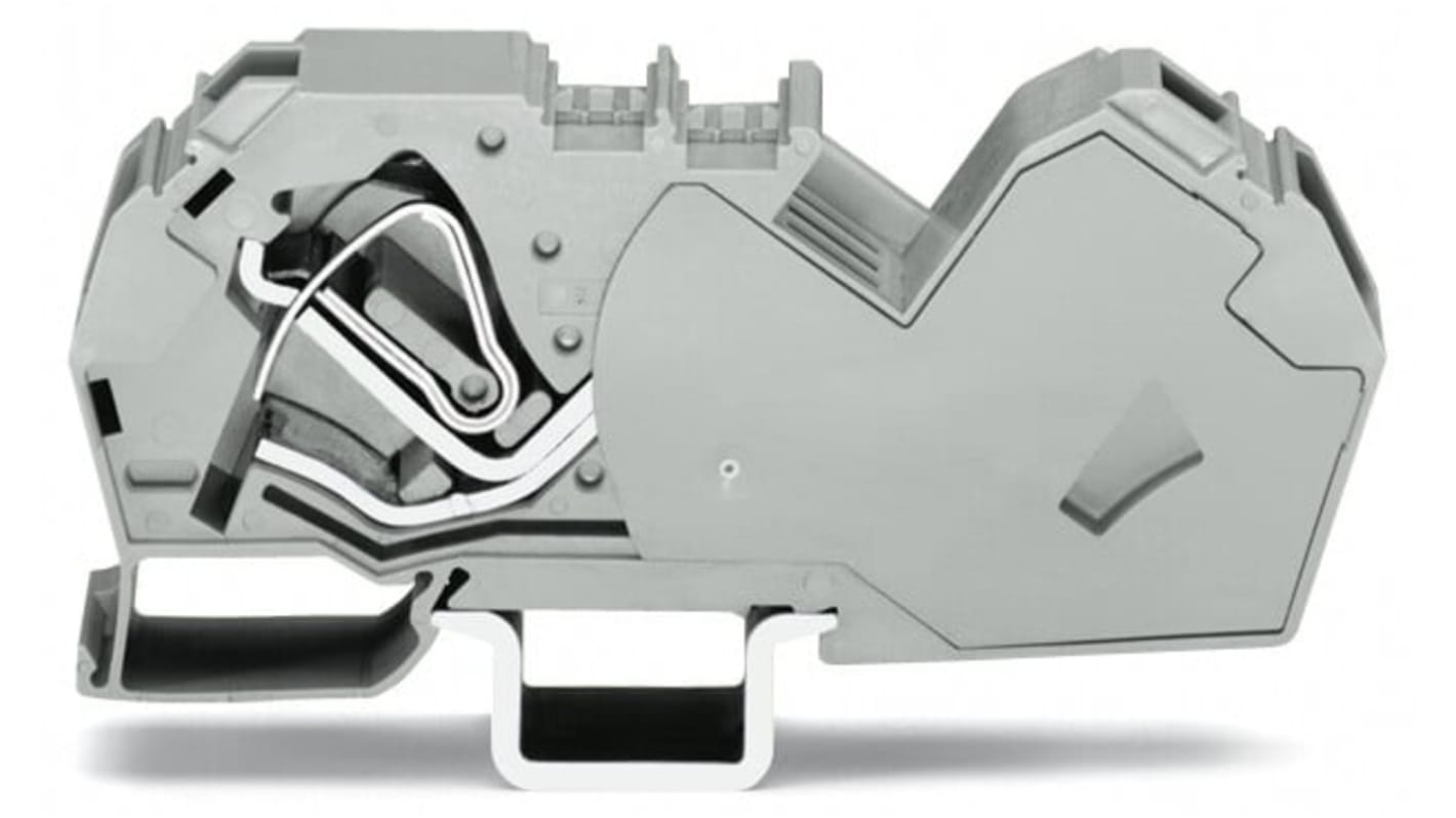 WAGO 785-601 785 Series Grey, 35mm², 1-Level, Cage Clamp Termination, CSA