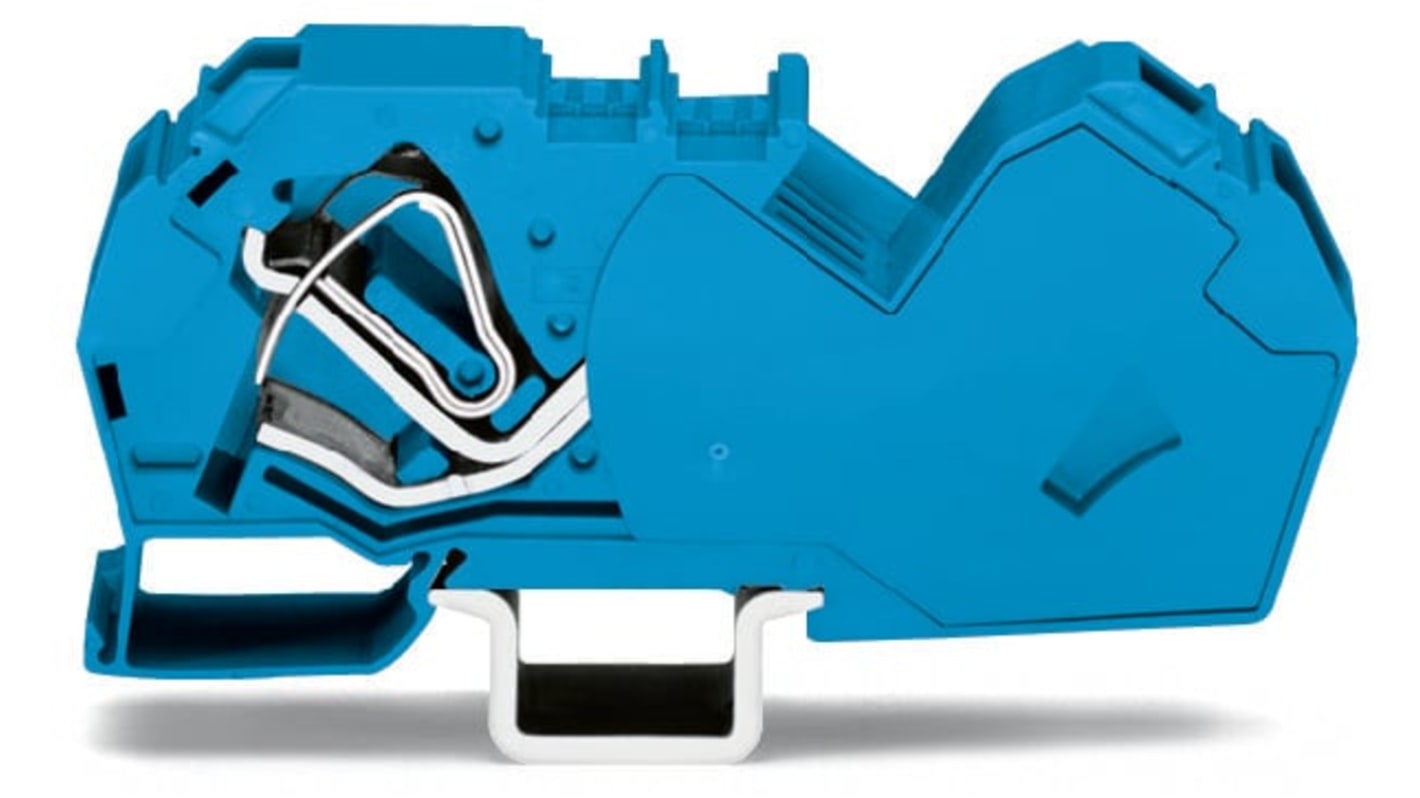 WAGO 785-604 785 Series Blue, 35mm², 1-Level, Cage Clamp Termination, CSA