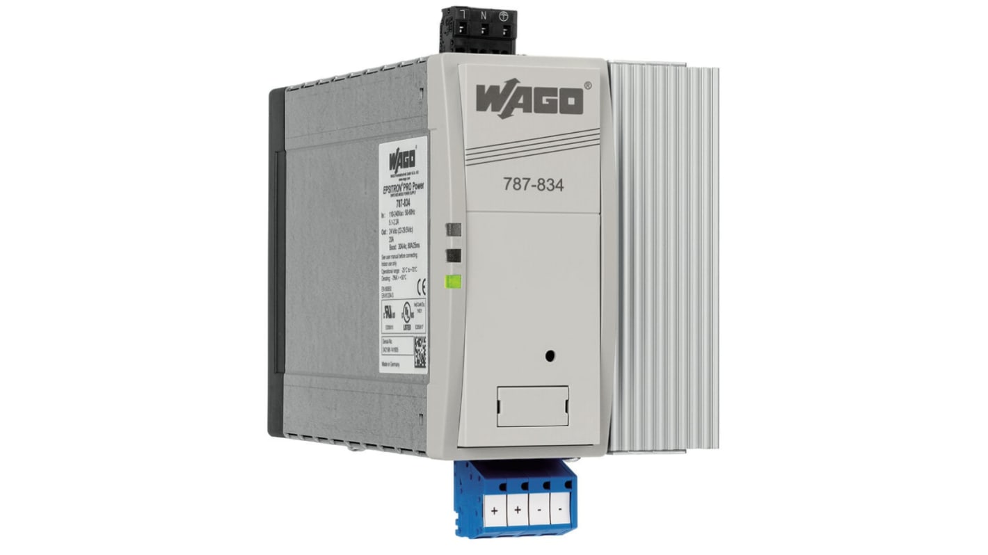 WAGO 787 DIN-Schienen Netzteil Getaktet 24V dc / 20A 480W 230V