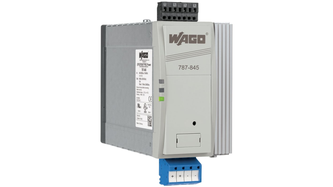 Fuente de alimentación conmutada WAGO, 787 48V dc 10A 480W