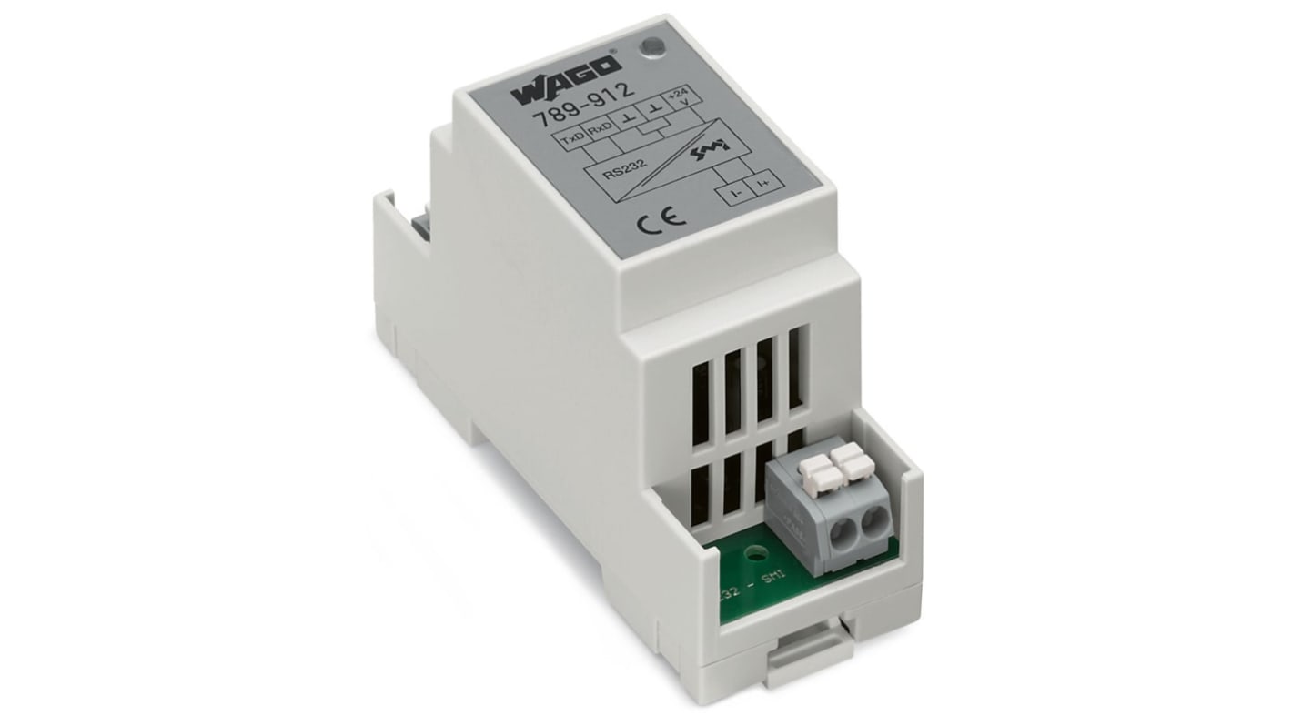 WAGO 789 Series Interface Module, Cage Clamp Connector, DIN Rail