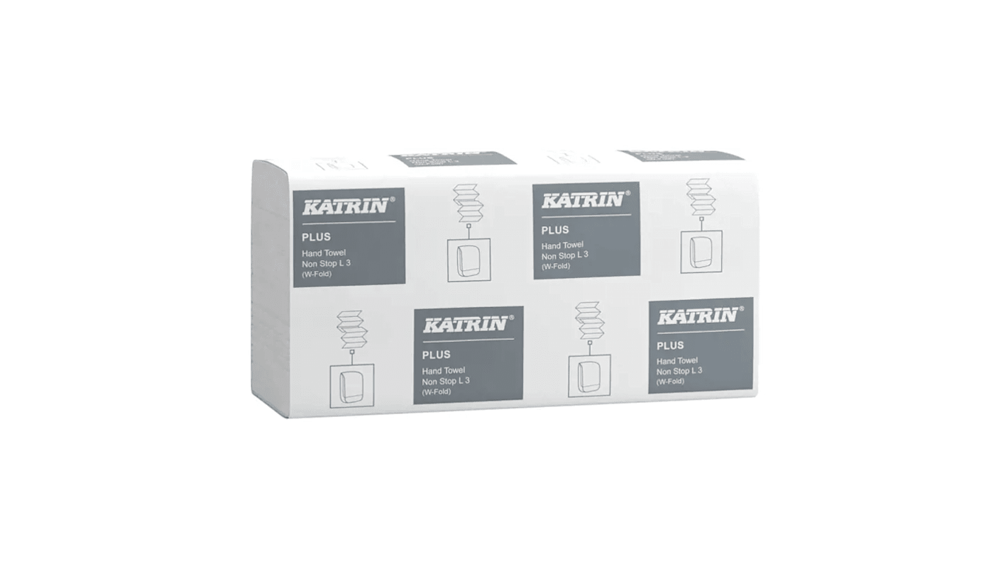 Essuie-tout Katrin Katrin Plus entrelacé Blanc, 90 essuie-touts