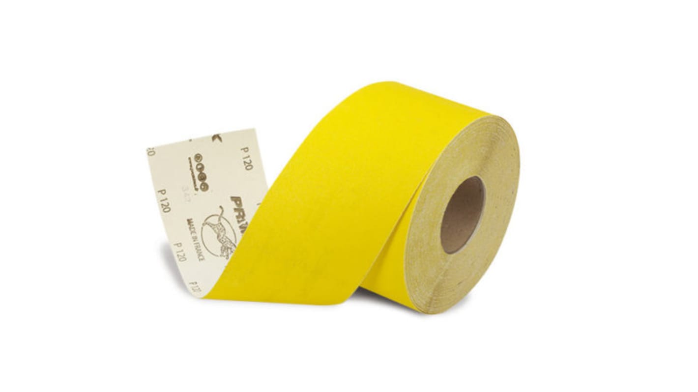 Rodillo abrasivo PREMINES de Óxido de Aluminio de P60, de 25m x 120mm