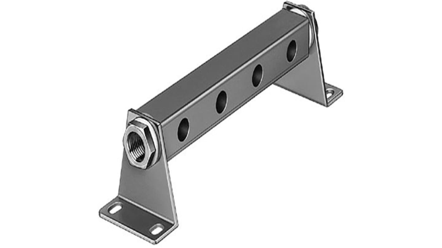 Festo PAL series 4 station Manifold for use with Solenoid And Pneumatic Valve, 5872