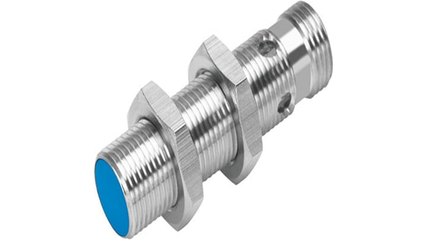 Sensor de proximidad Festo, M12 x 1, alcance 4 mm, salida NPN, 10 → 30 V dc, IP65, IP67