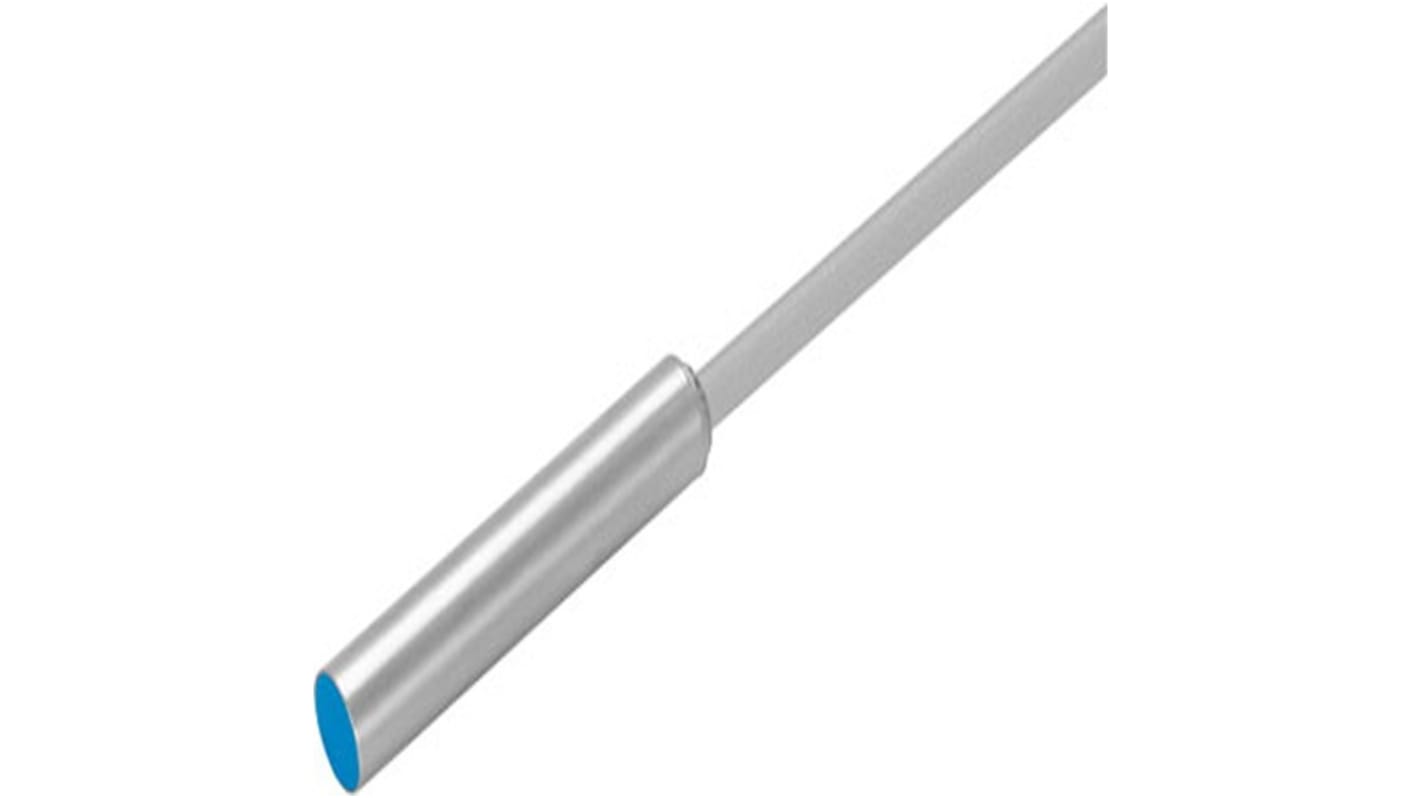 Festo SIEN Series Inductive Barrel-Style Proximity Sensor, 1.5 mm Detection, NPN Output, 10 → 30 V dc, IP65, IP67