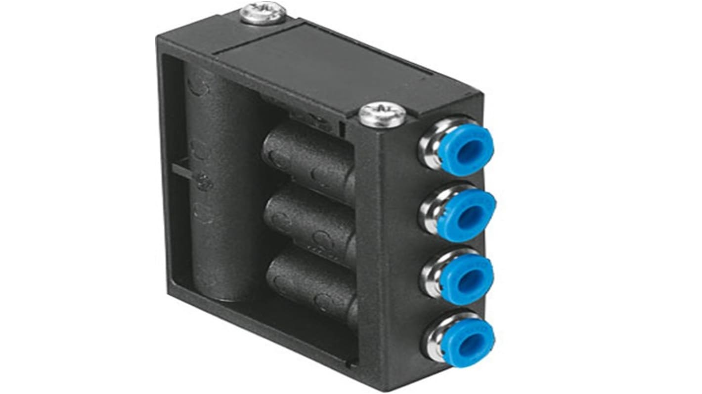 Festo VABF Series Push-in Fitting, Push In 4 mm to Push In 6 mm, 562459