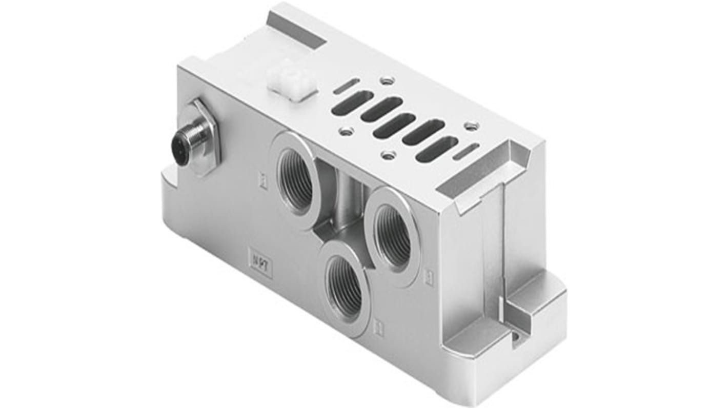 Festo VABS series M12 Sub Base for use with Valve Terminal VTSA, 8033161