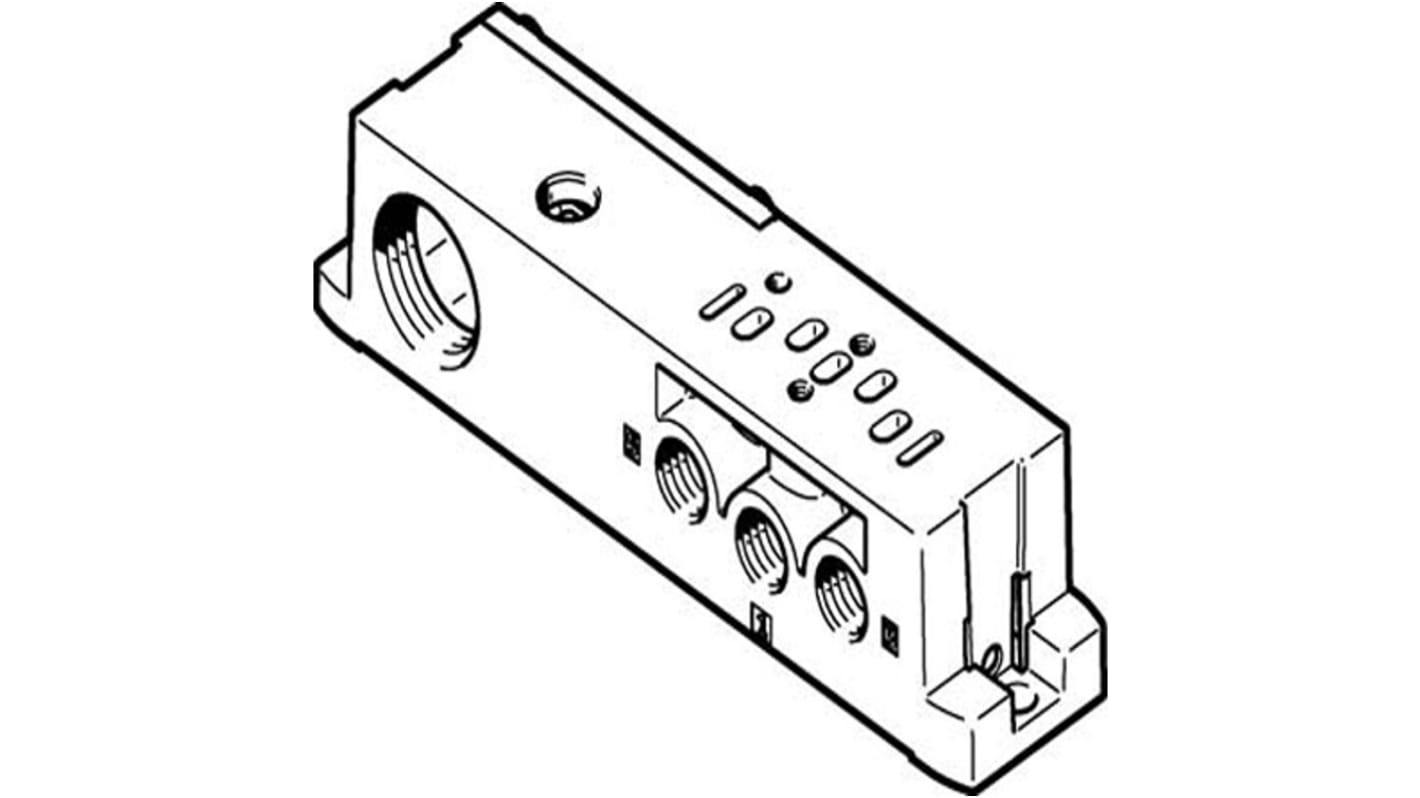 Festo VABS series Sub Base for use with Valve Terminal VTSA