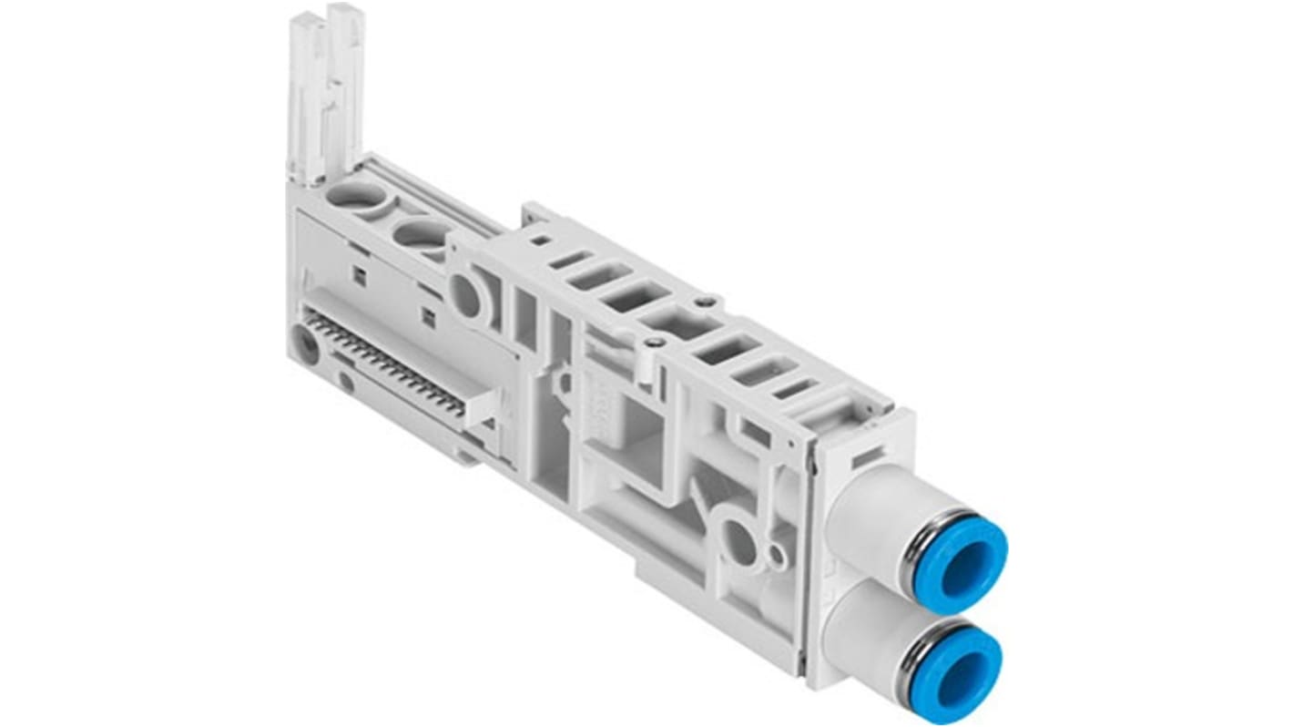 Festo VMPAL series 4 station Push in 8 mm Sub Base for use with Valve Terminals MPA-L, 561086