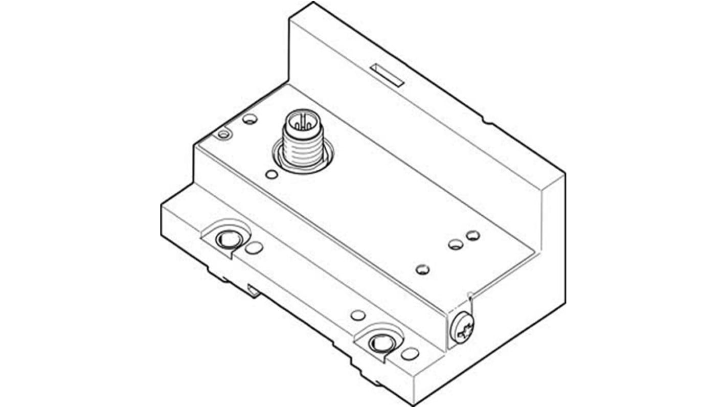 Festo VMPAL series 32 station M12 End Plate for use with Valve Terminal MPA-L