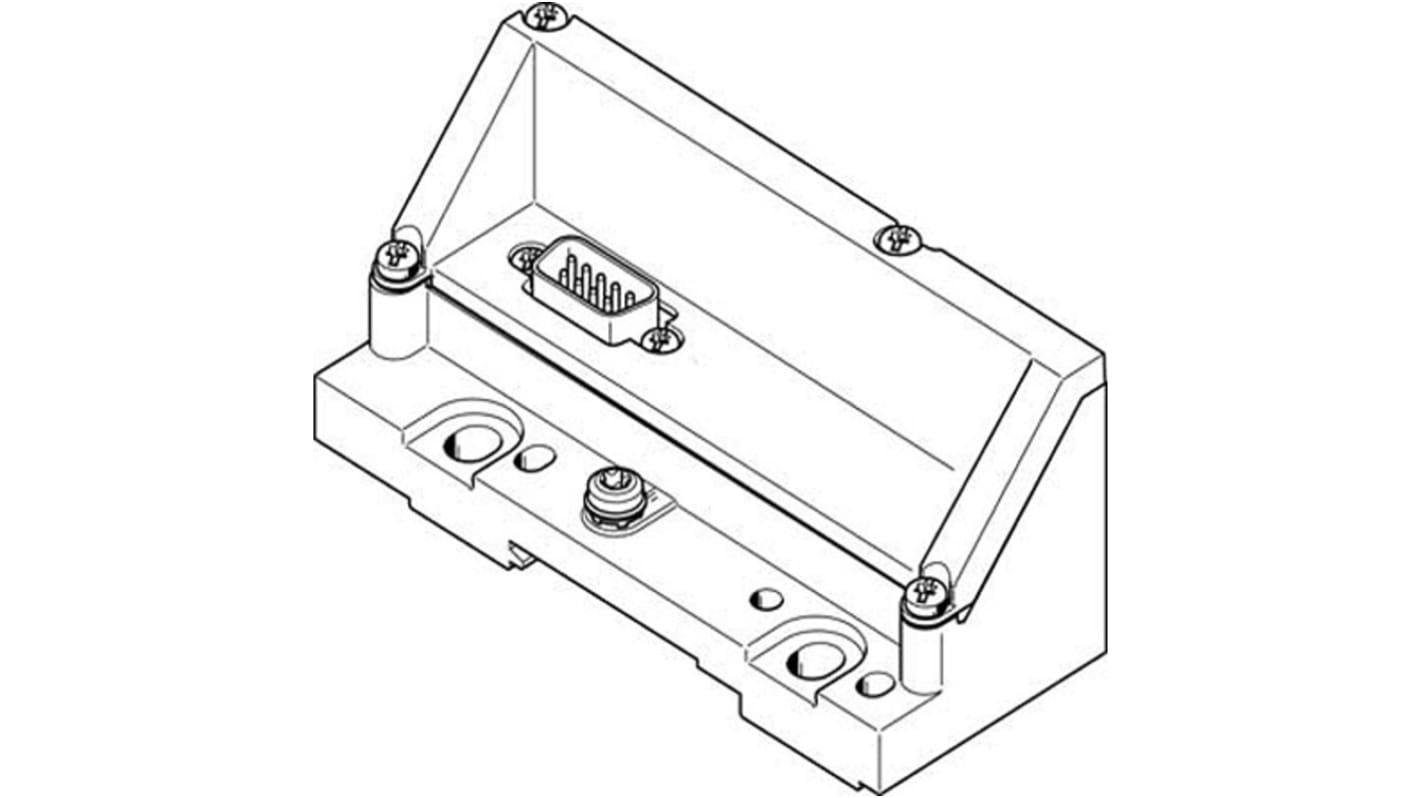 Festo VMPAL series 8 station End Plate for use with Valve Terminal MPA-L