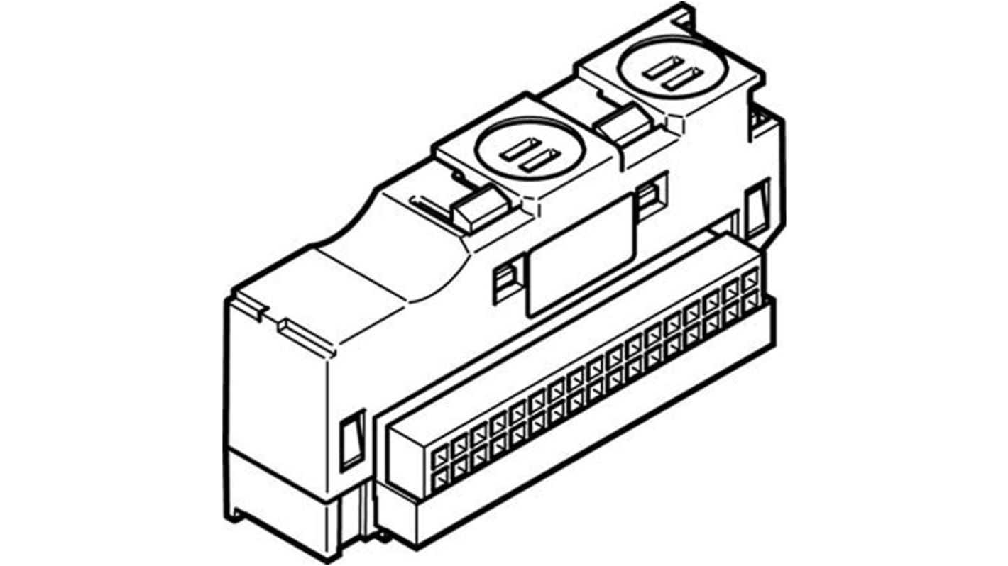Festo VMPAL series 1 station Manifold for use with Valve Terminal MPA-L, 560963