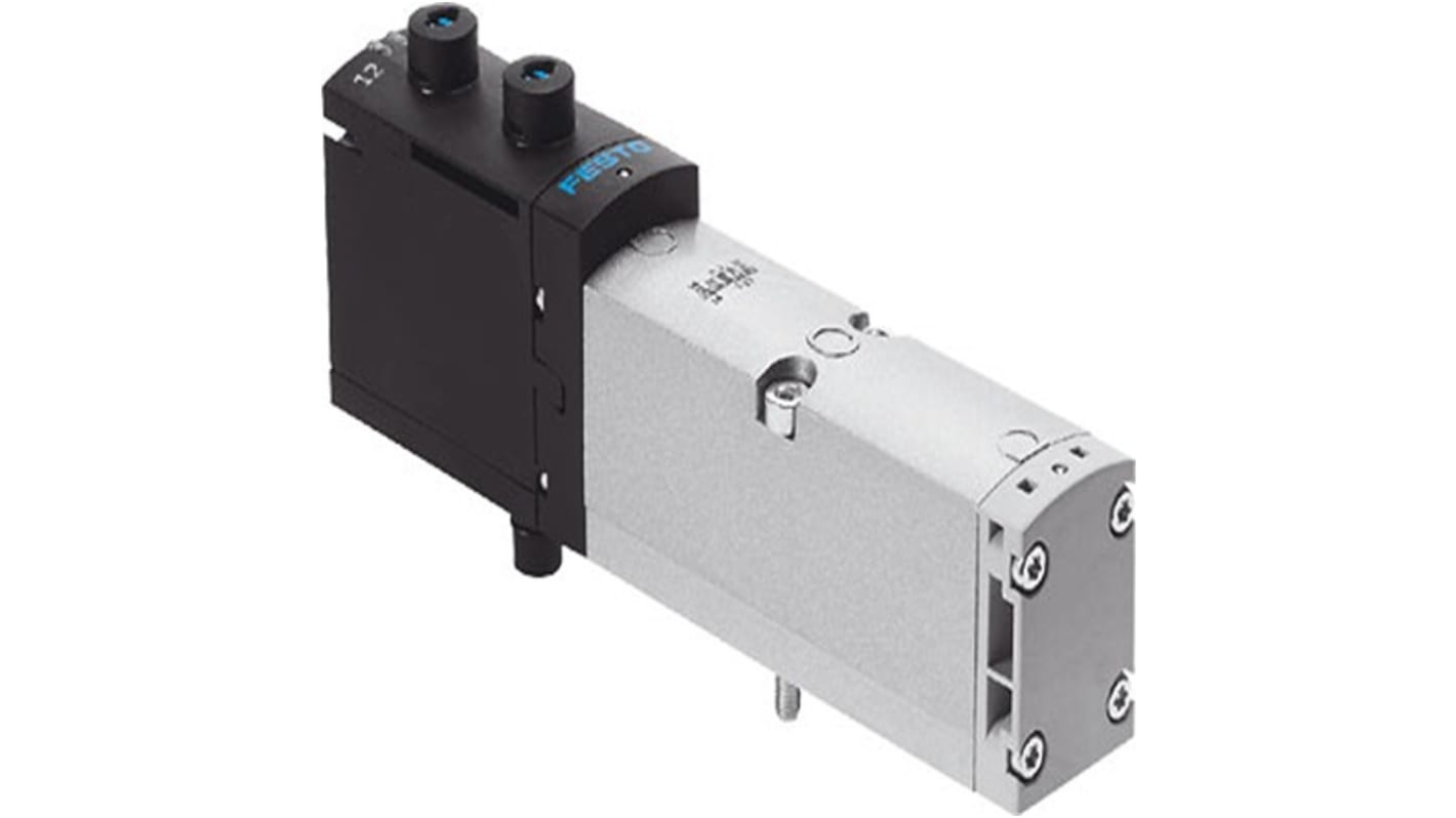 Válvula de solenoide Festo, Serie VSVA, Rosca G 1/4, Función 5/2 Way, Bistable, Dominant, Sistemas eléctricos