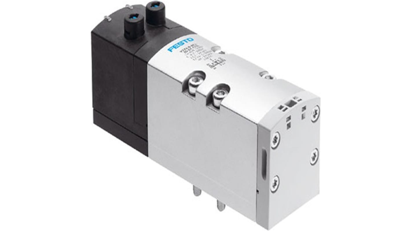 Festo 5/2 Way, Bistable, Dominant Solenoid Valve - Electrical G 3/8 VSVA Series 24V dc