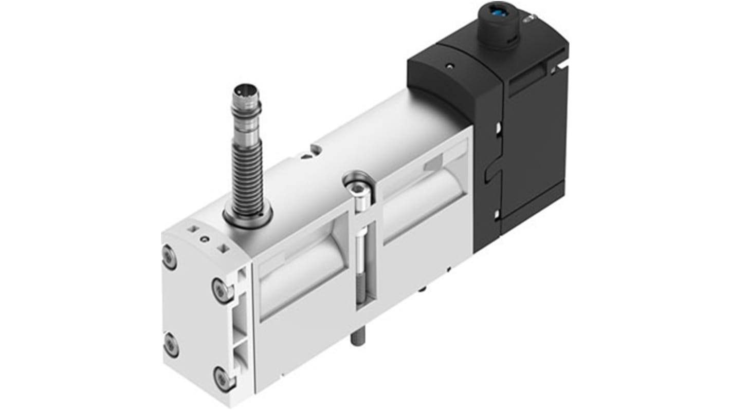 Válvula de solenoide Festo, Serie VSVA, Rosca G 1/4, Función 5/2 Way, Monostable, Sistemas eléctricos