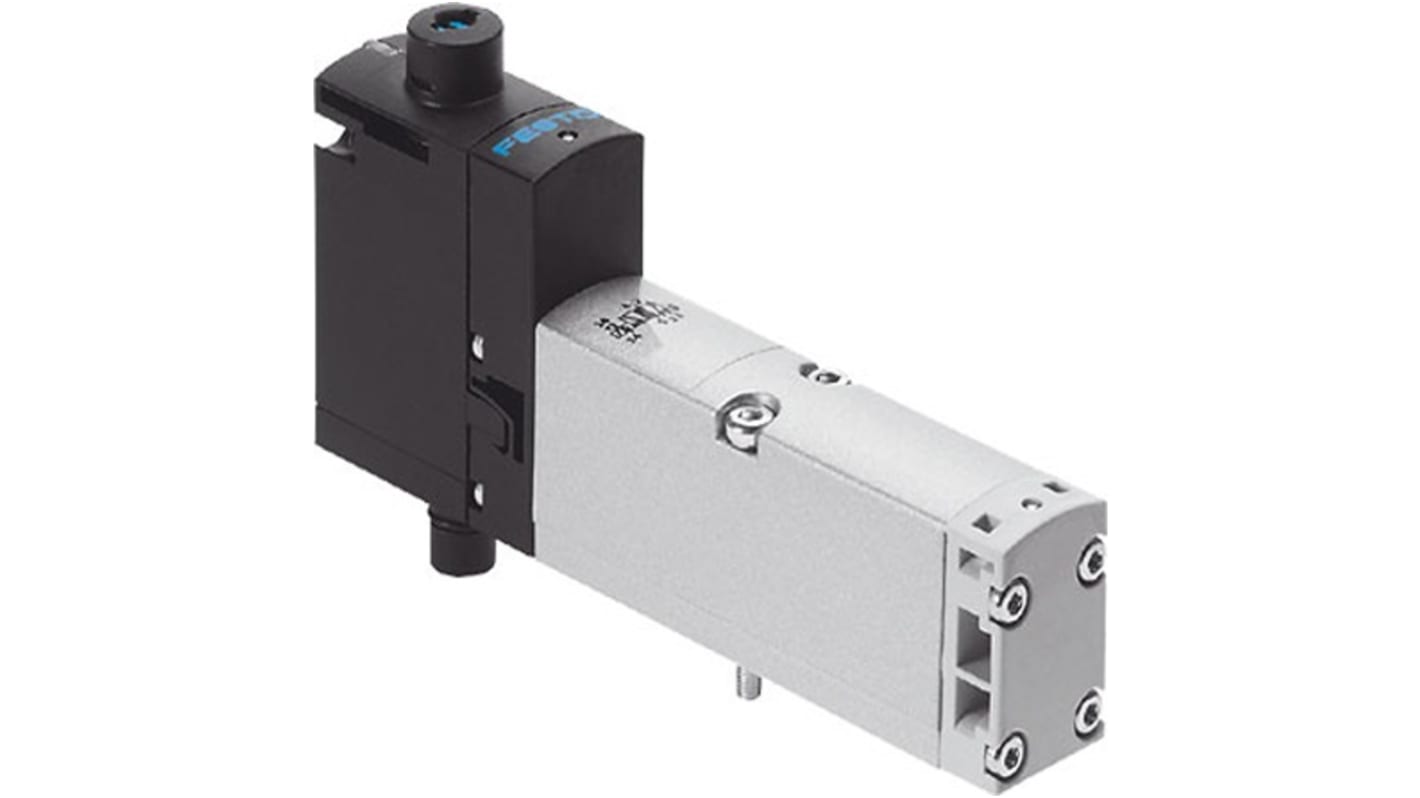 Festo 5/2 Way, Monostable Solenoid Valve - Electrical G 1/8 VSVA Series 24V dc, 8033471