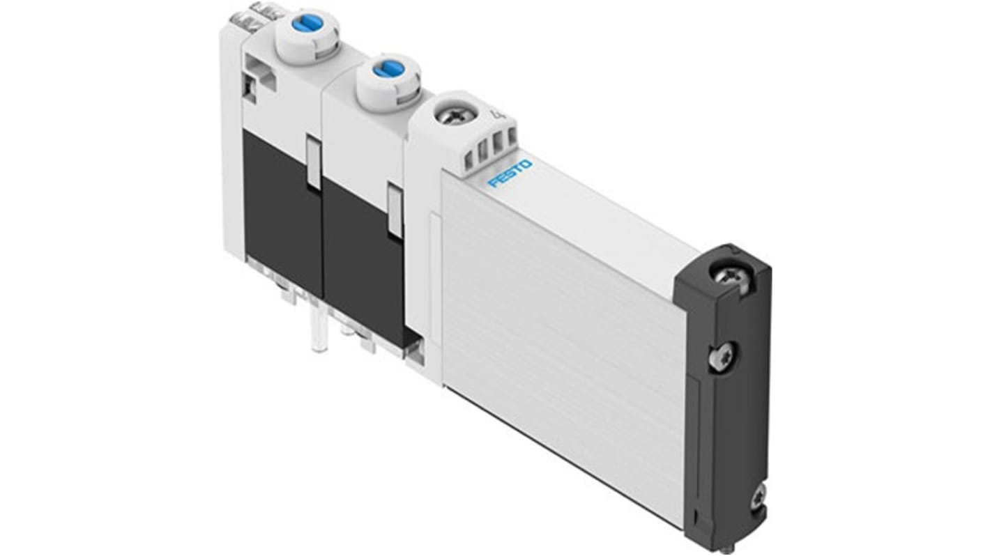 Festo 2x3/2, Closed, Monostable Solenoid Valve - Electrical VUVG Series 24V dc