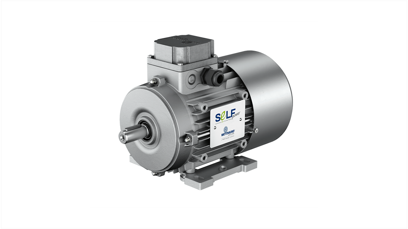 Motovario M Reversible Asynchronous AC Motor, 1.1 kW, IE3, 3 Phase, 4 Pole, 400 V, Foot Mount Mounting