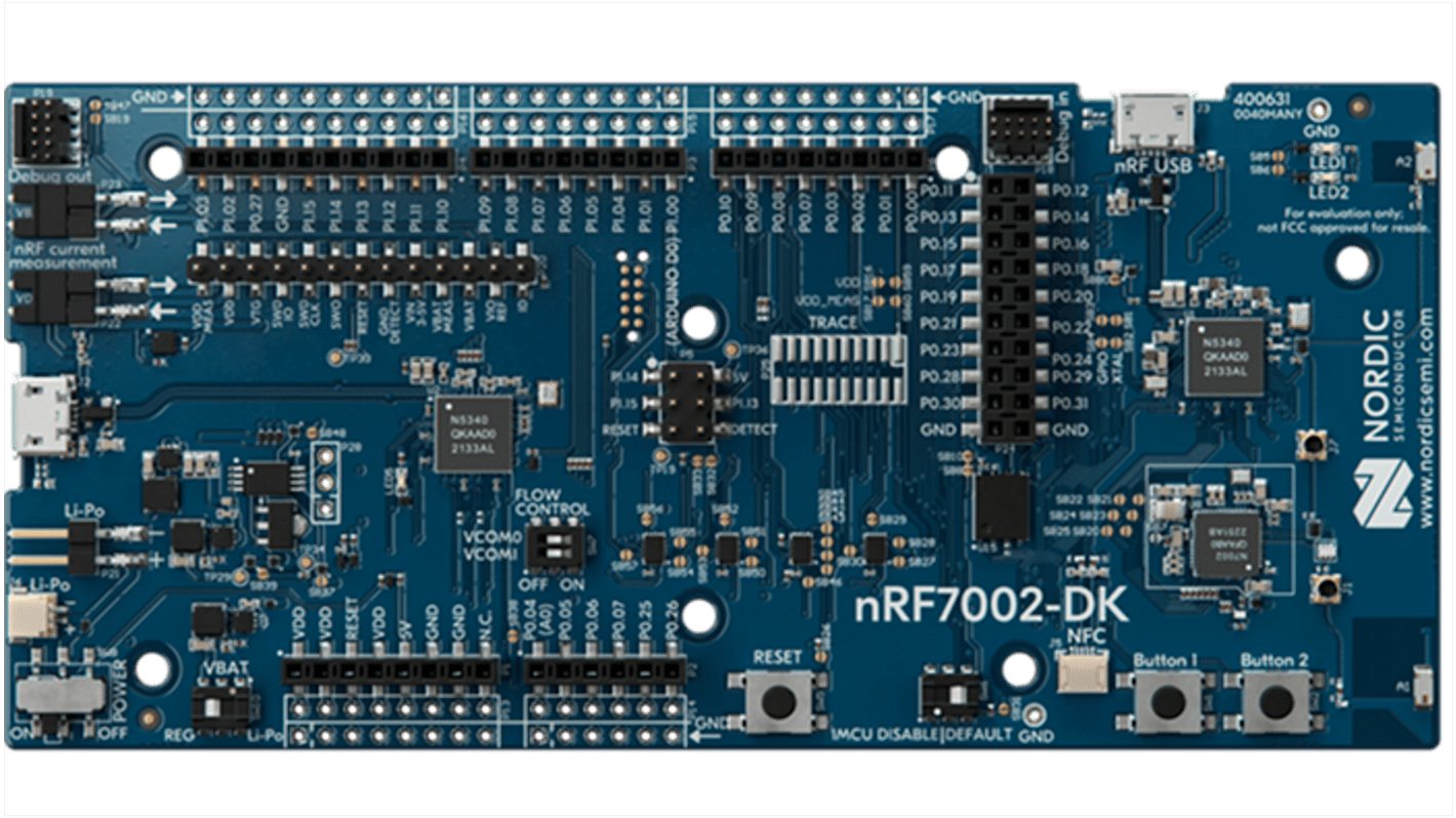 Nordic Semiconductor nRF7002 DK nRF5340 WiFi Development Kit for nRF7002 2.4GHz NRF7002-DK