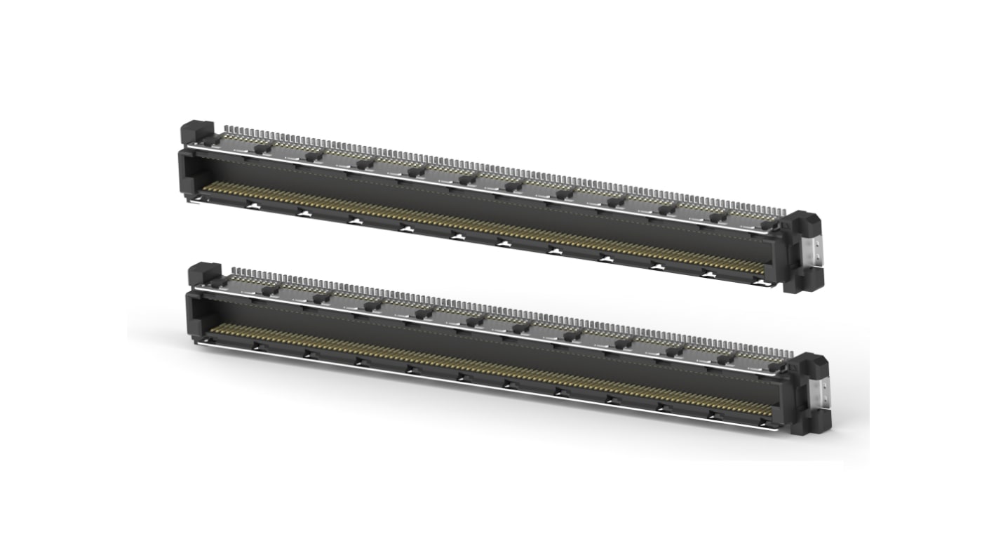 TE Connectivity 440p排针 垂直板对板连接器, 0.5mm间距, 500mA, 电路板安装, 3-1827233系列